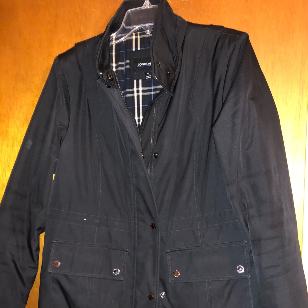 Black London Fog Coat